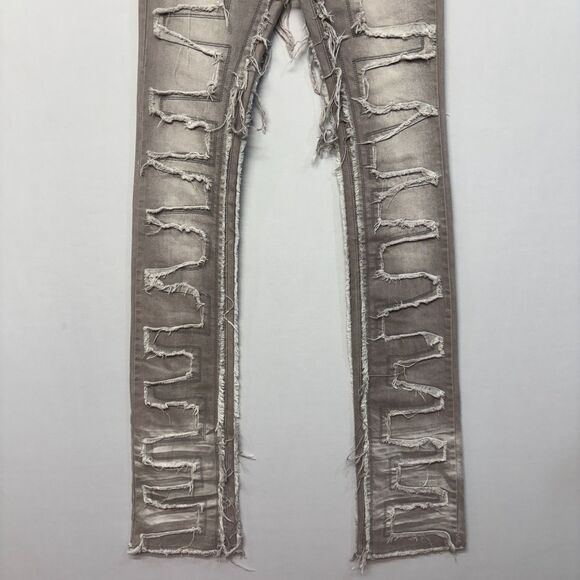 Rockstar Original Men Stacked RSM 225 Flare Denim Jeans Size 30 Hallie C053 -24 - Picture 15 of 16